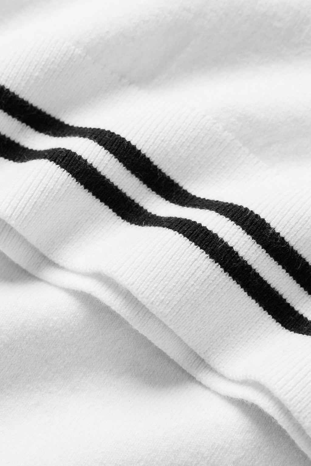 Women's Cotton Cashmere Short Sleeve Tennis Yoga Top - Soft Athletic Tee in White/Black