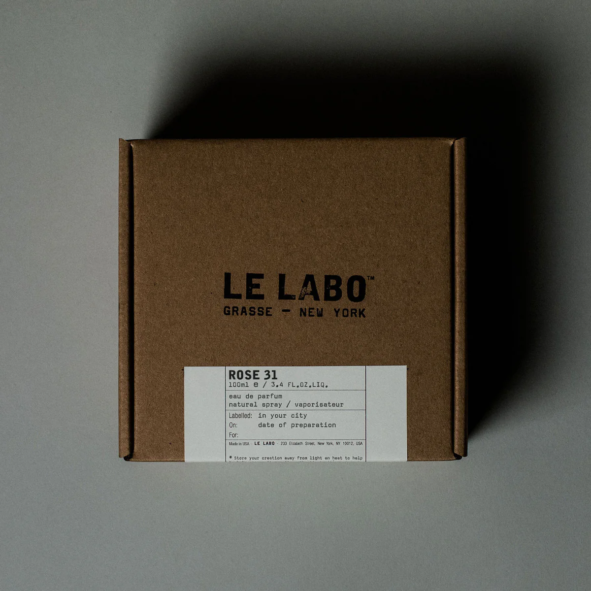 Le Labo Rose 31 Eau de Parfum 100ml – Unisex Luxury Rose Perfume
