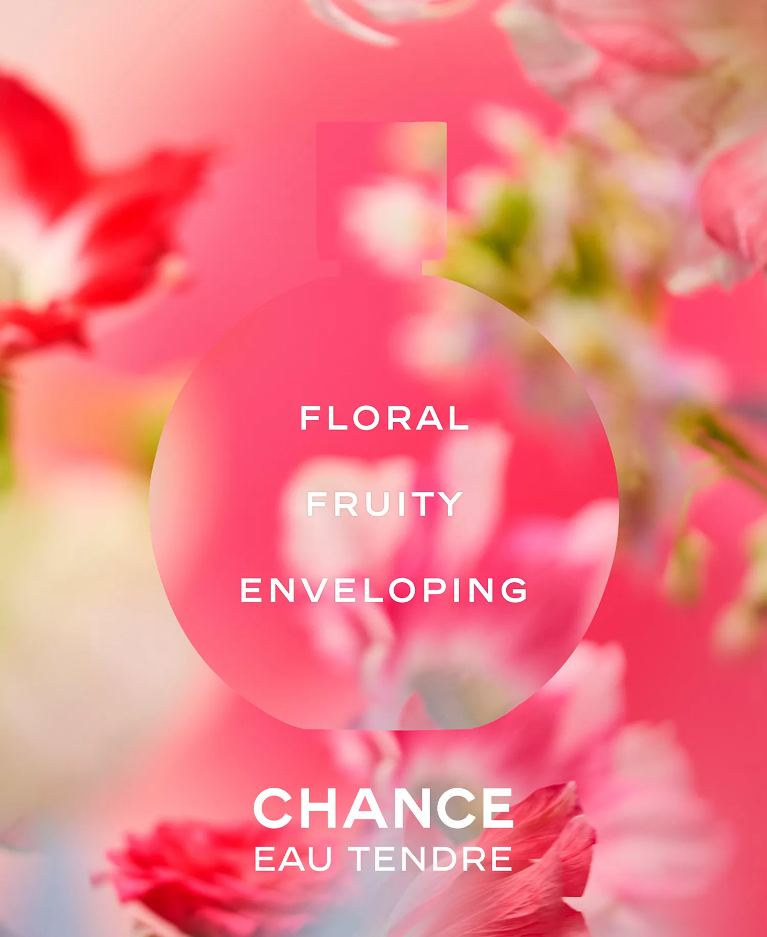 Chance Eau Tendre Eau de Parfum — Floral Fruity & Enveloping Fresh Women’s Luxury Fragrance | Blush Pink Round Bottle 100ml