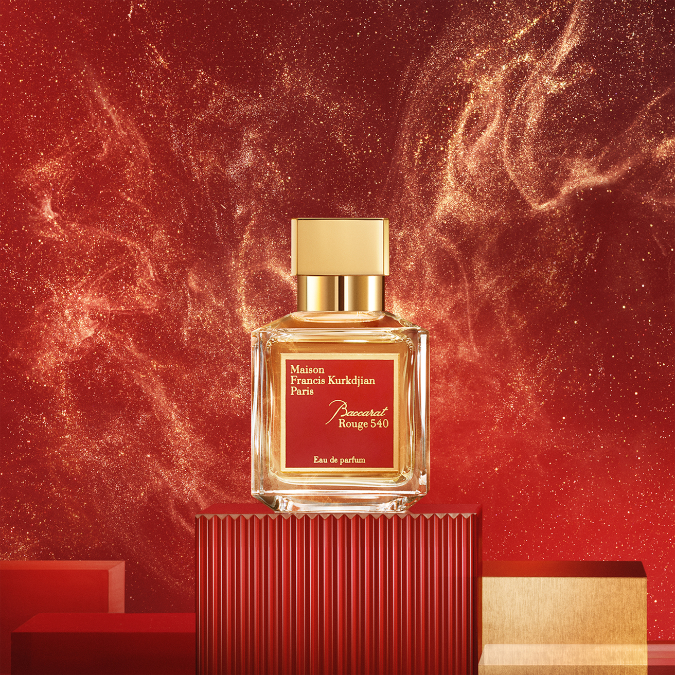 Rouge 540 Eau de Parfum — Jasmine Saffron & Amberwood Unisex Niche Luxury Fragrance | Crystal Bottle 70ml