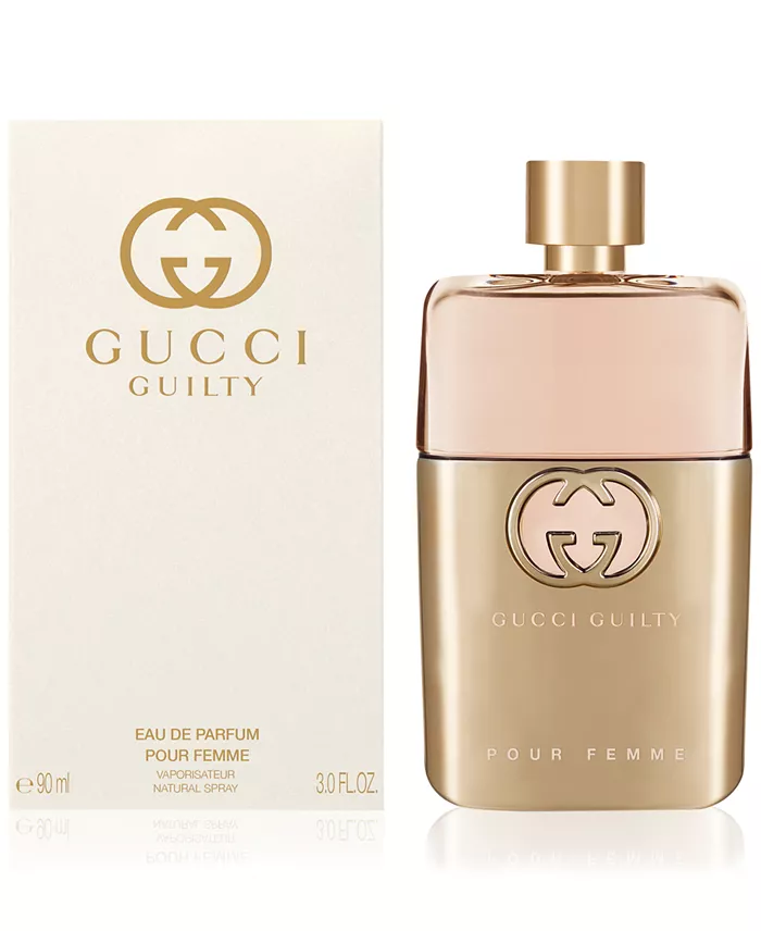 Guilty Pour Femme Eau de Parfum — Mandora Lilac & Patchouli Fresh Floral Women’s Luxury Fragrance | Rose Gold Dual-Tone Bottle 90ml